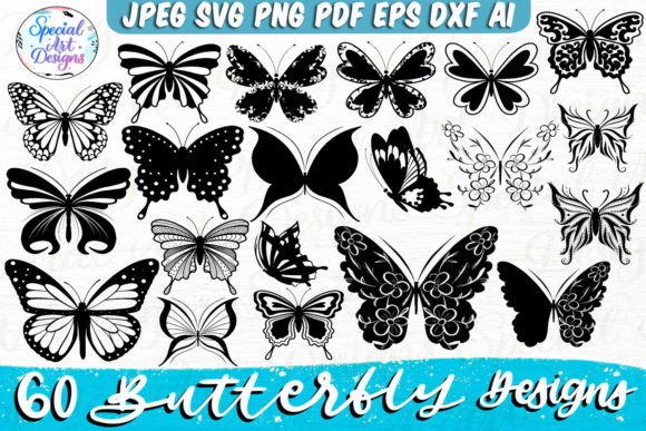 Download 60 Butterflies SVG Bundle - Butterflies svg Collection