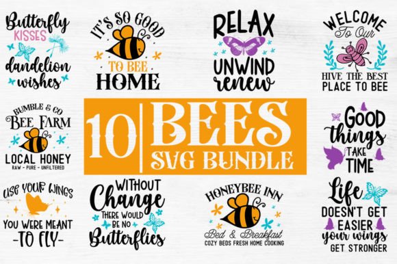 Download Bees SVG Bundle Butterflies SVG Design - Butterflies svg Collection
